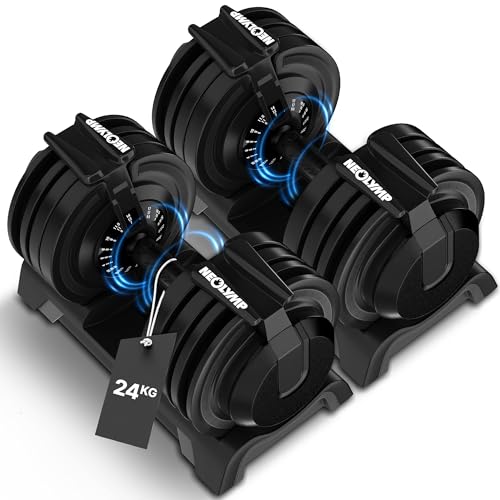NEOLYMP Verstellbare Kurzhantel 2–40 kg mit Schnellverstellung, Einzelstück