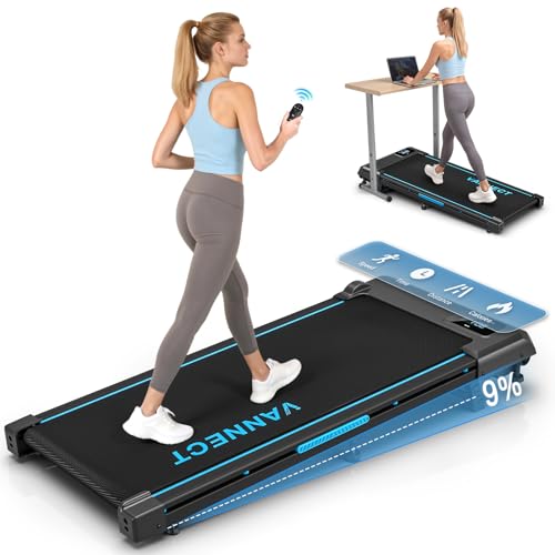 VANNECT Faltbares Laufband: Walking Pad mit Steigung für Zuhause